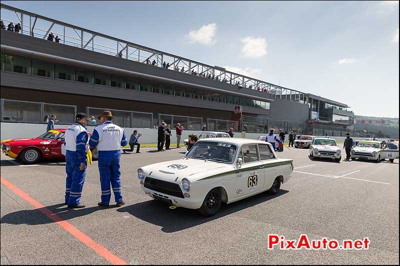 Grille de depart U2TC SPA-Classic, circuit Spa-Francorchamps ,