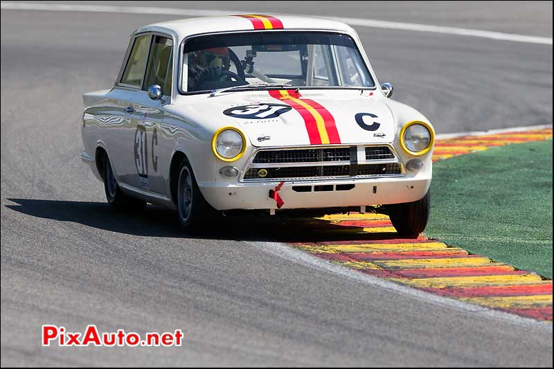 Ford Lotus Cortina numero 31, U2TC SPA-Classic