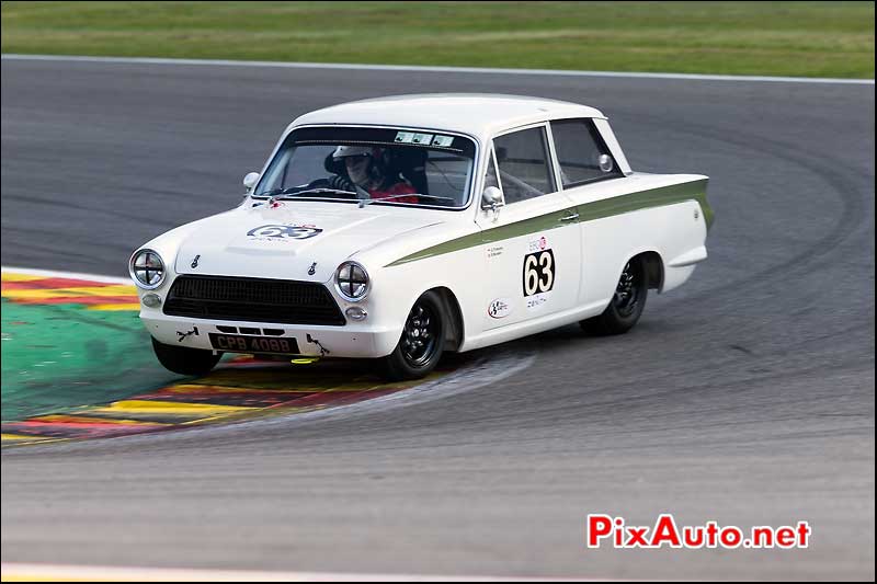 Ford Lotus Cortina numero 63, U2TC SPA-Classic