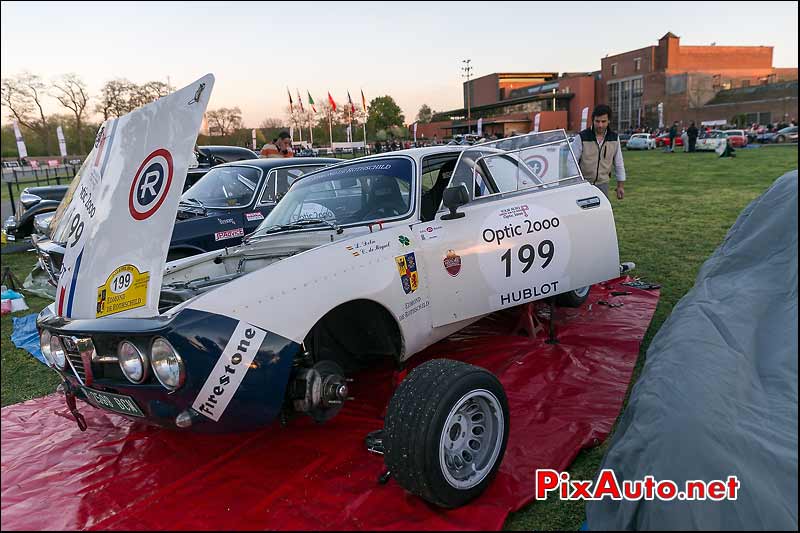 Alfa Romeo 1750 GTAM, Parc Mulhouse, Tour-Auto-Optic-2000