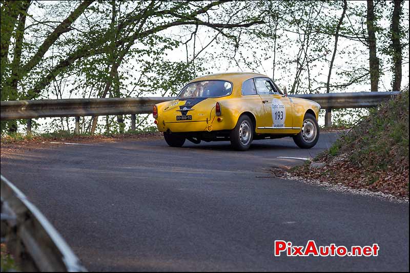 Alfa Romeo Giulietta Sprint, epingle Speciale Montbeliard, Tour-Auto-Optic-2000