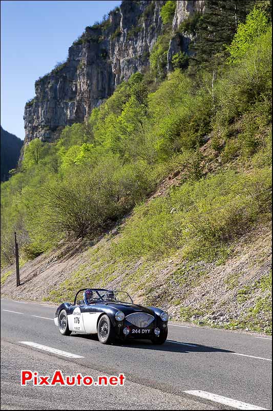 Austin Healey 100M, Route de l'Ain, Tour-Auto-Optic-2000 