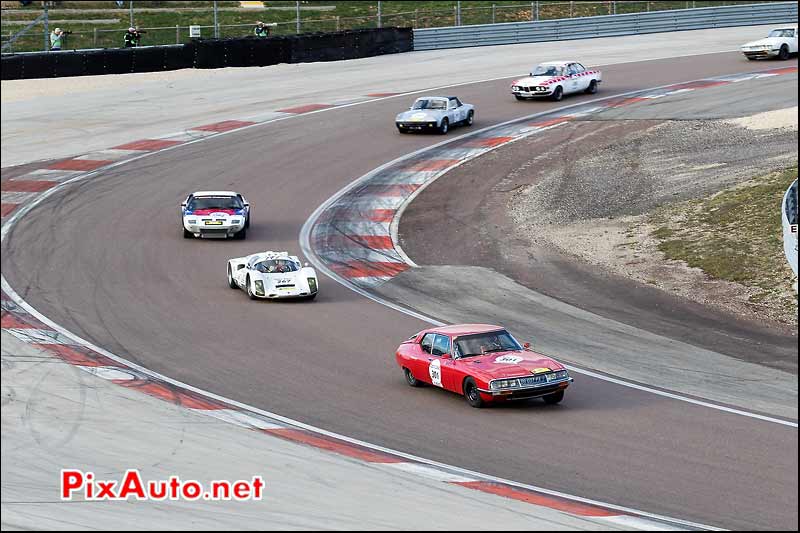 Citroen-SM, Porsche-906, De-Tomaso, Circuit Dijon-Prenois, Tour-Auto-Optic-2000