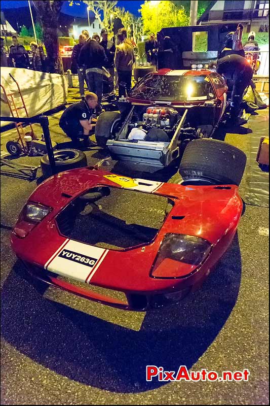 Ford GT40, Parc ferme Aix-Les-Bains, Tour-Auto-Optic-2000 