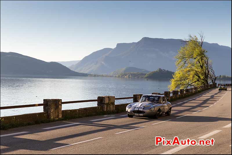 Jaguar E-Type Figaret, Lac du Bouget, Tour-Auto-Optic-2000