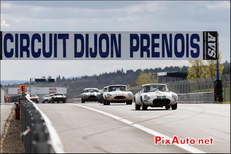 Jaguar Type-E, Circuit Dijon-Prenois, Tour-Auto-Optic-2000