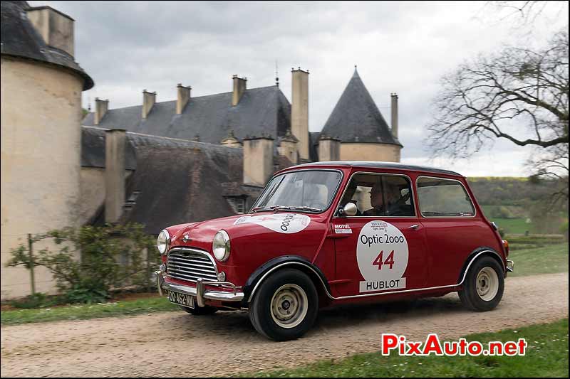 Morris Cooper S n°44, Chateau De Bussy, Tour-Auto-Optic-2000