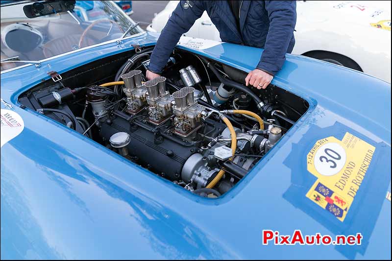 Moteur Ferrari 250 GT TDF, Parc Dijon, Tour-Auto-Optic-2000 