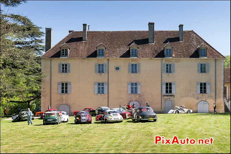 Pause Dejeuner au Chateau de Rotalier Jura, Tour-Auto-Optic-2000 