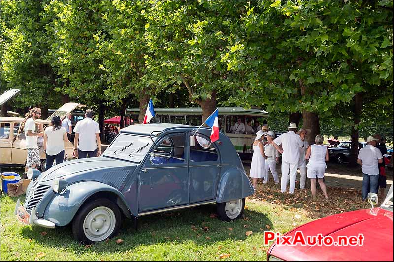 Citroen 2cv, Traversee de Paris estivale