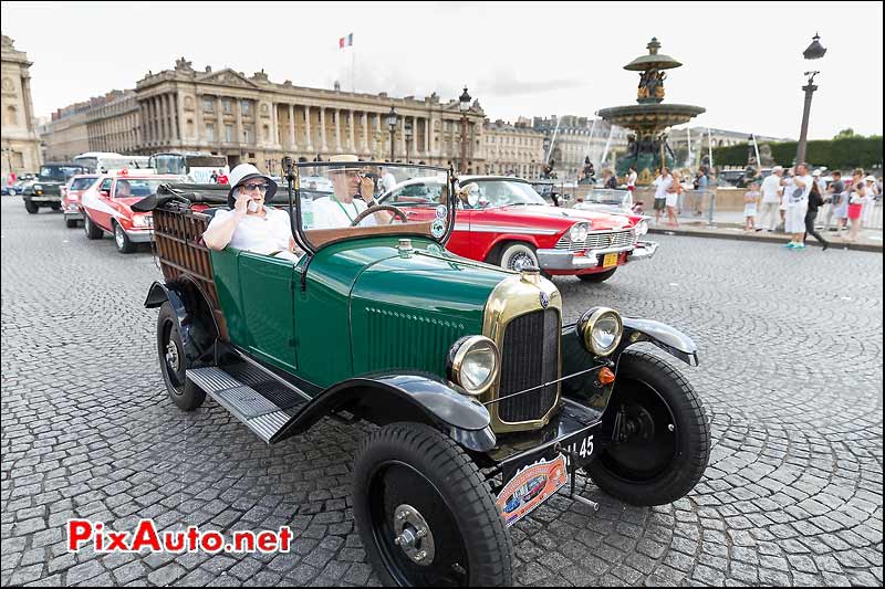 Citroen 5HP C3, Traversee de Paris estivale