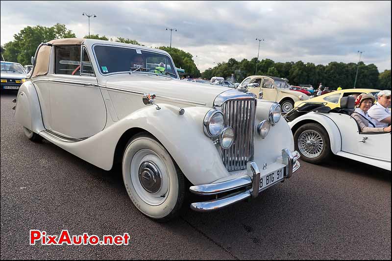 Jaguar Mark V Drophead, Traversee de Paris estivale