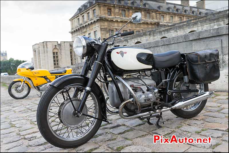 Moto Ratier C6S 600cc, Traversee de Paris estivale