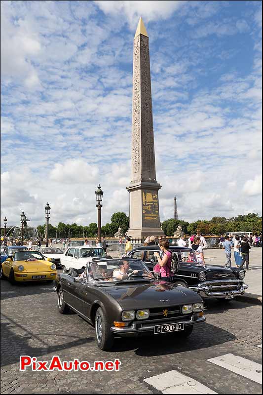 Peugeot 504 Cabriolet Pininfarina, Traversee de Paris estivale