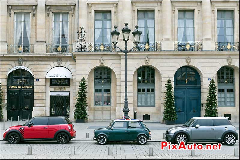 Austin mini, Traversee de Paris 2014