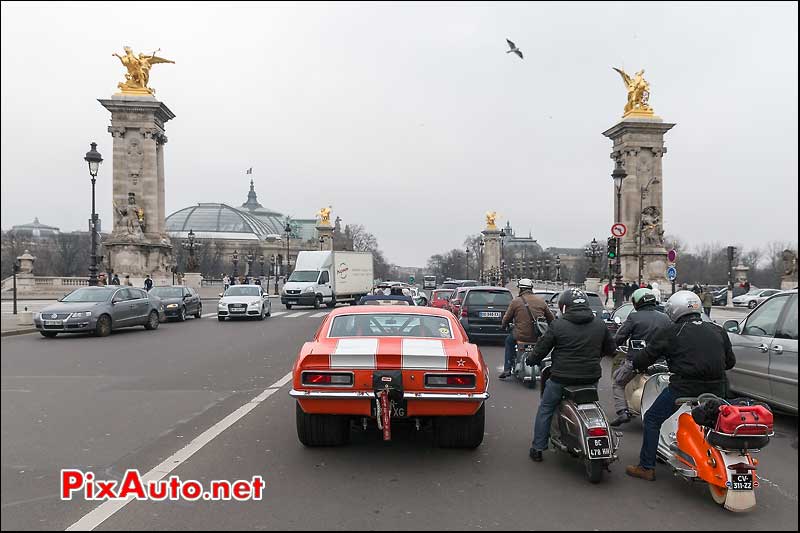 Drag racing Chevrolet Camaro Z28, Traversee de Paris 2014