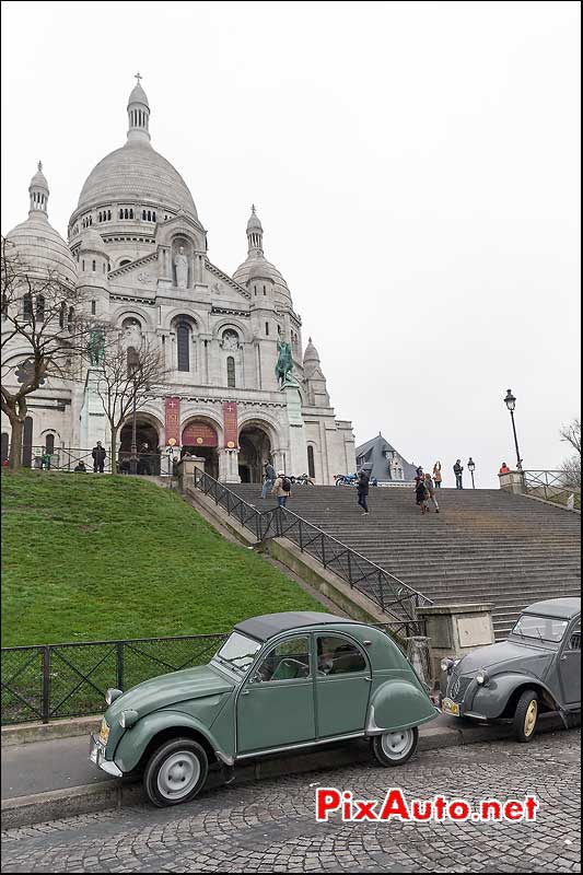 Citroen 2cv Montmartre, Traversee de Paris 2014