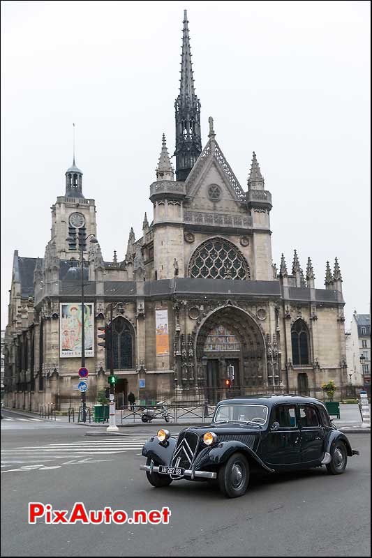 Citroen Traction, Traversee de Paris 2014