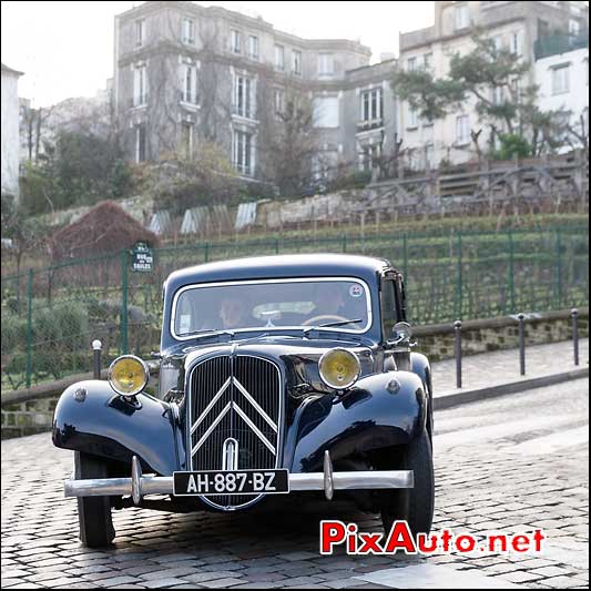 Citroen Traction, Traversee de Paris 2014