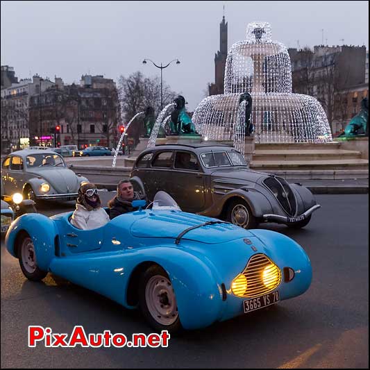 Simca 8 Sport Deho, Traversee de Paris 2014