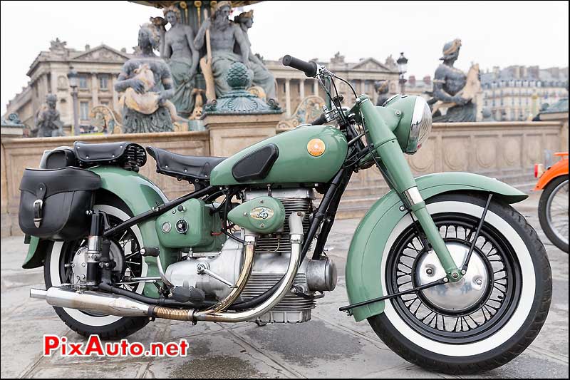 Moto Sunbeam S7 500cc, Traversee de Paris 2014