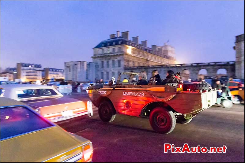 Vehicule amphibie Gaz, Traversee de Paris 2014