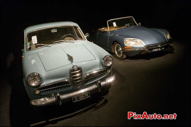 Alfa Romeo Giulietta et Citroen DS, RM-Auctions Paris