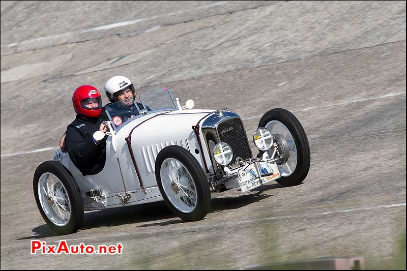 Vintage Revival Montlhery 2015, Amilcar C6 Racing n°179