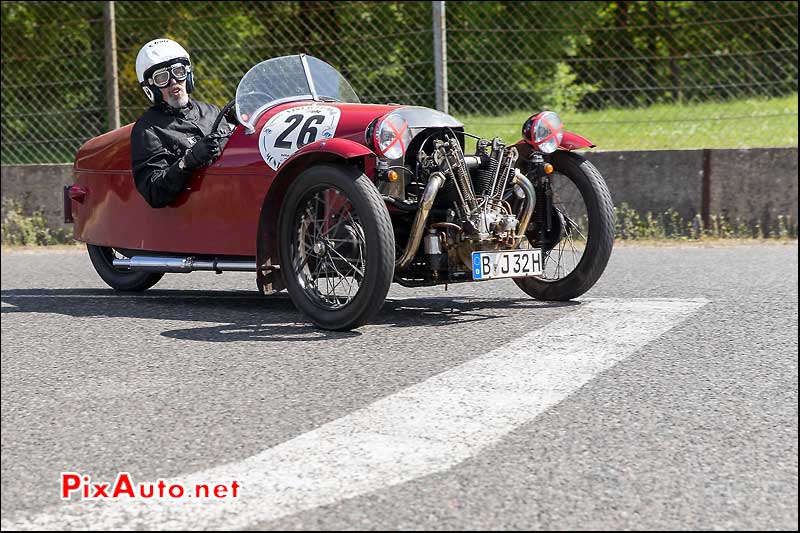 Vintage Revival 2015, Morgan Super Sport Beetleback 1932