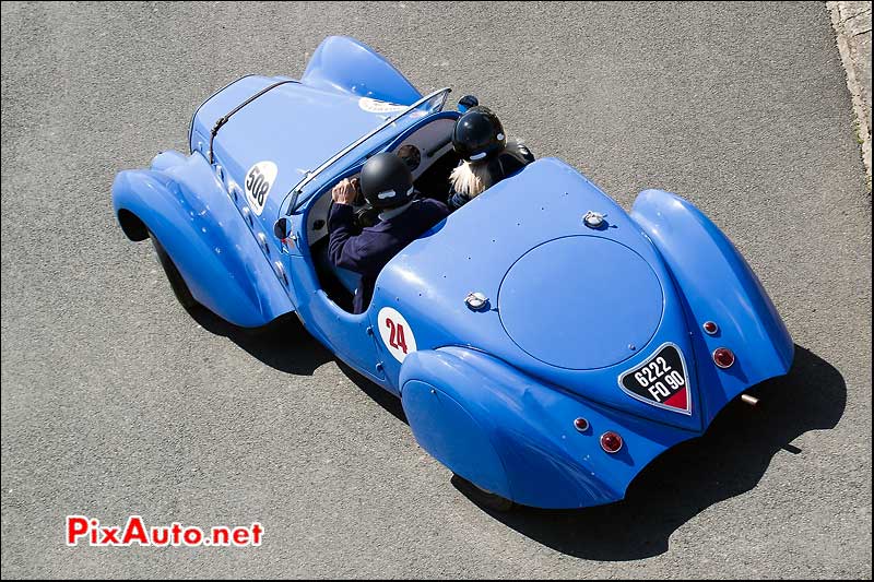 Vintage Revival Montlhery 2015, Peugeot 402 Darlmat Sport