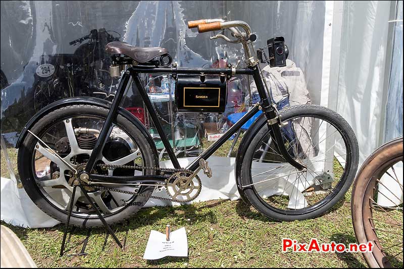 Vintage Revival Montlhery 2015, Singer 400cc