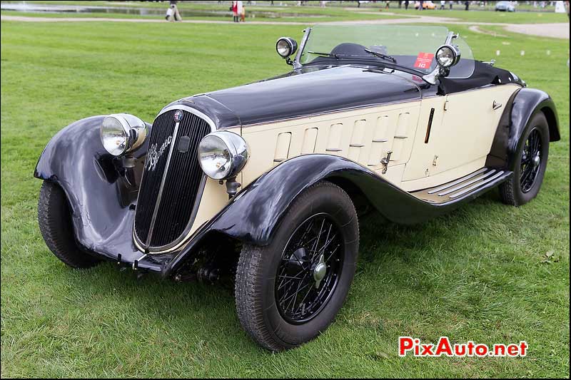 Chantilly-Arts-&-Elegance-Richard-Mille, Alfa Romeo 6C 1750GS Touring Spider