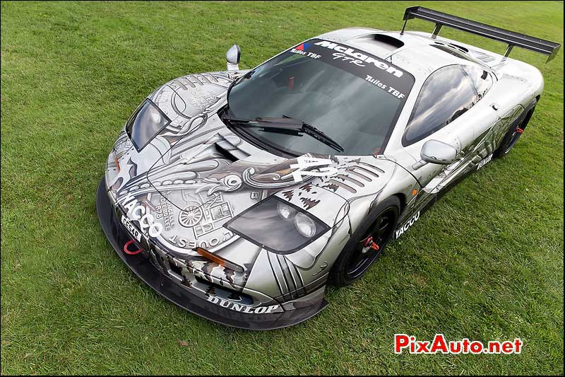 Chantilly-Arts-et-Elegance-Richard-Mille, Art Car McLaren F1 GTR Cesar