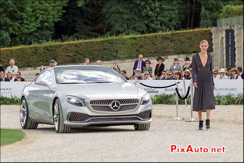 Chantilly-Arts-et-Elegance-Richard-Mille, Concept Mercedes Classe-S et couturier Hugo Boss
