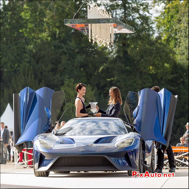 Chantilly-Arts-et-Elegance-Richard-Mille, Ford GT 2015 Podium