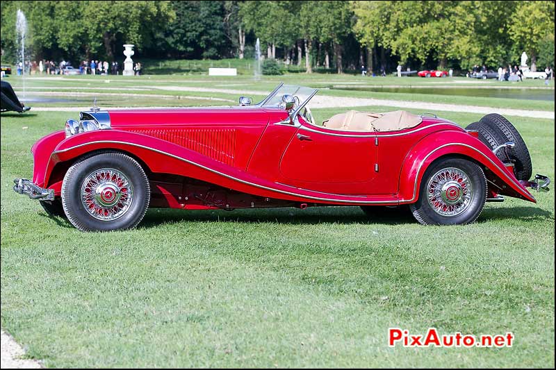 Chantilly-Arts-&-Elegance-Richard-Mille, Mercedes-Benz 500k Roadster 1935