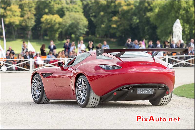 Chantilly-Arts-et-Elegance-Richard-Mille, concept Mostro Zagato 2015 Arriere