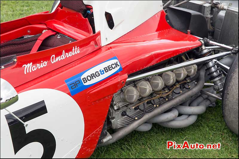 Chantilly-Arts-et-Elegance-Richard-Mille, Moteur Boxer Ferrari 312 B2