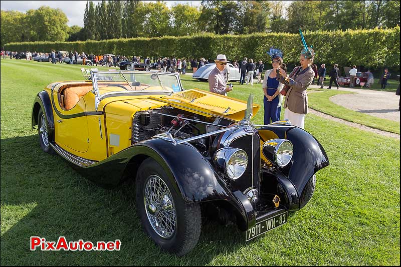 Chantilly-Arts-et-Elegance-, Voisin C27 Roadster Figoni et Falaschi