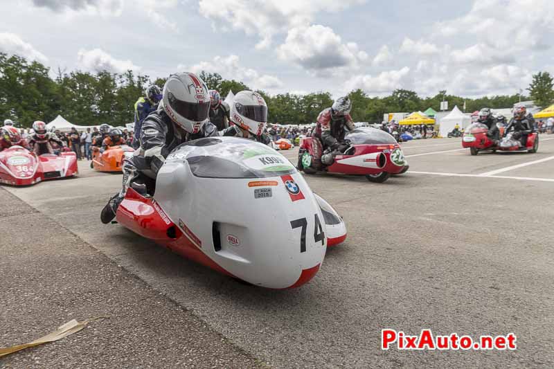 23e Coupes Moto Legende, Depart Plateau Side-cars