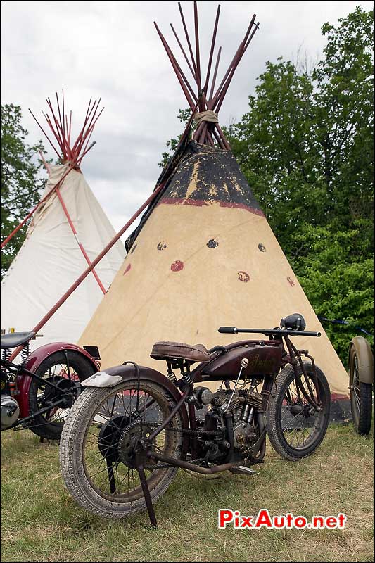 Coupes Moto Legende, Moto Indian et tipi