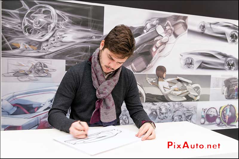 Exposition Concept-Cars, Designer Ecole de design Strate