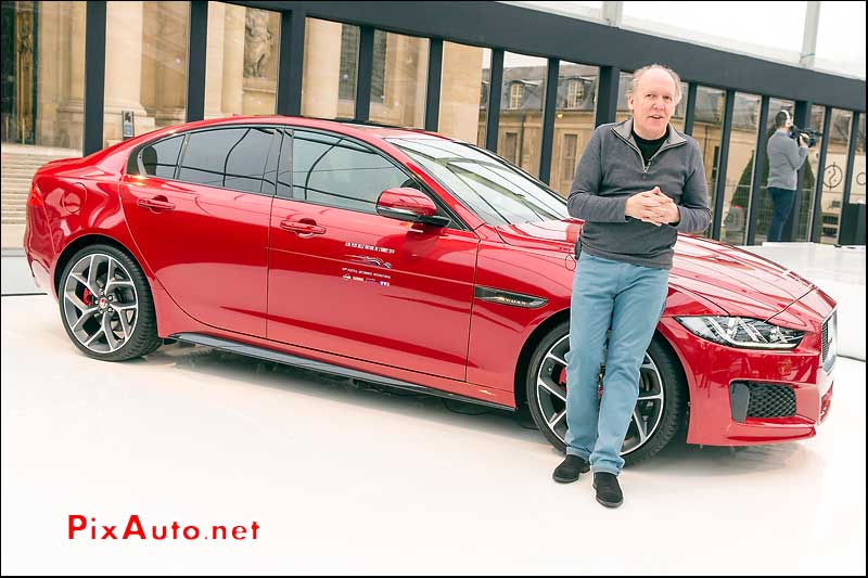 Exposition Concept-Cars, Jaguar XE et Ian Callum