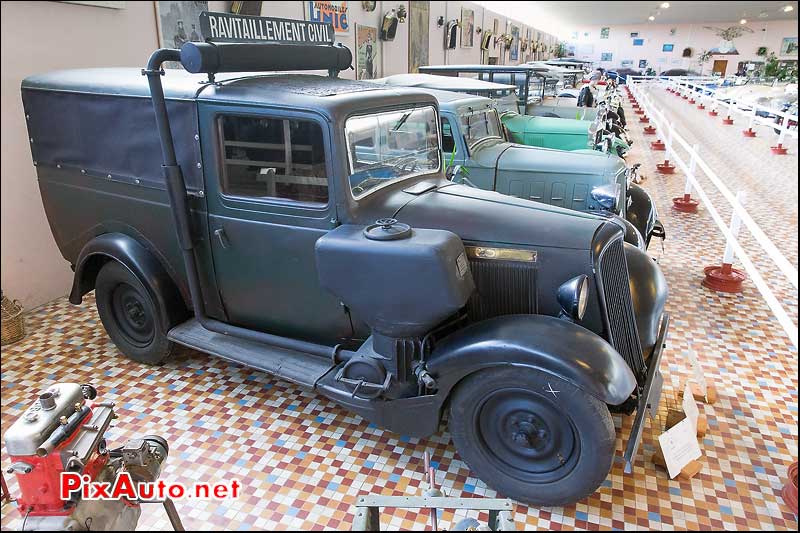 Musee-Automobile-Vendee, Citroen 7U Gazogene