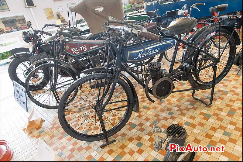 Musee-Automobile-Vendee, Motobecane 175cc et Keops