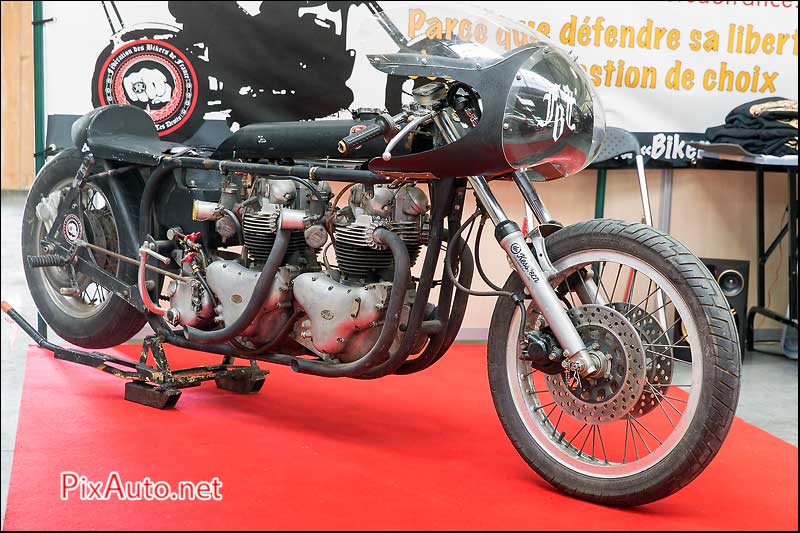 Salon Automedon 2015, Drag a deux Moteurs Norton