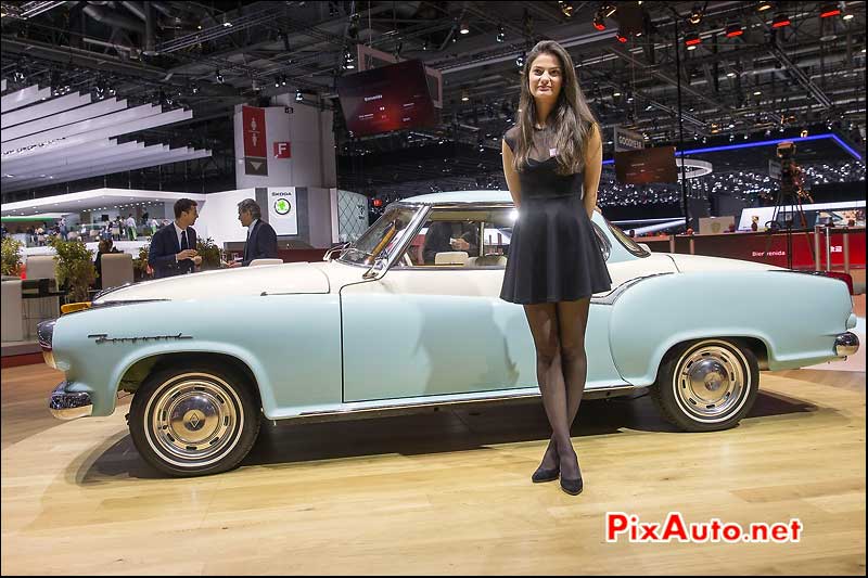 Hotesse Salon De Geneve, Borgward Isabella Coupe