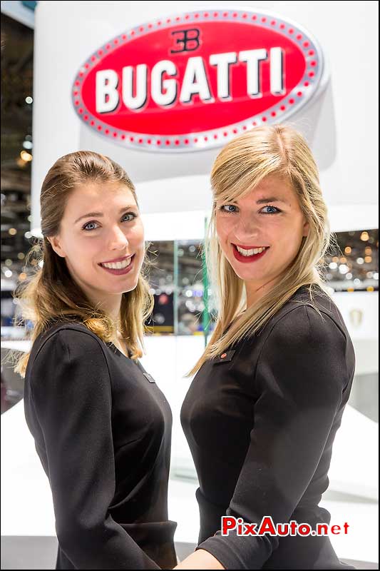 Hotesses Salon de Geneve 2015, Bugatti