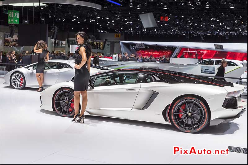 salon-de-geneve 2015, Lamborghini Aventador Pirelli edition