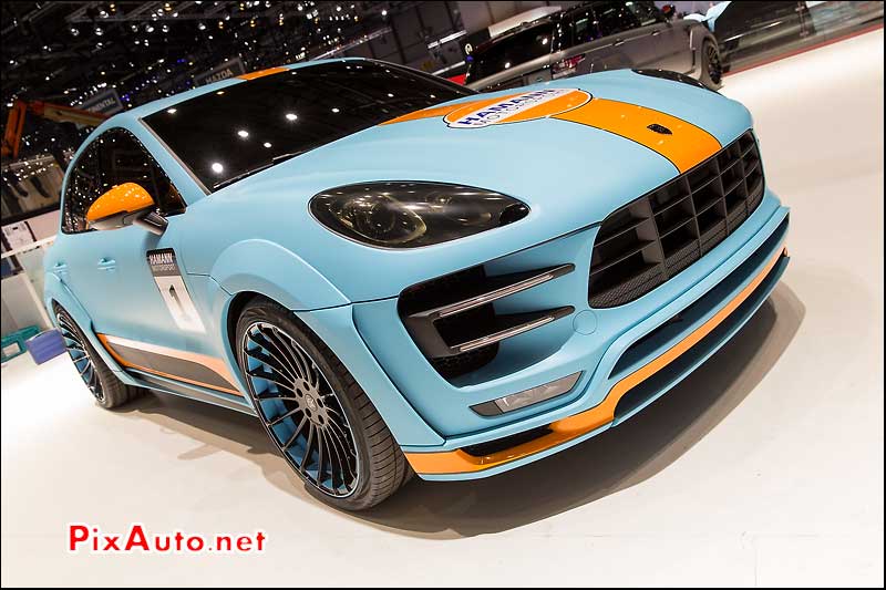 Salon-de-Geneve, Porsche Macan-S Diesel Hamann